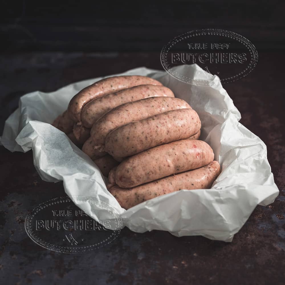 Speciality woodland pork sausages