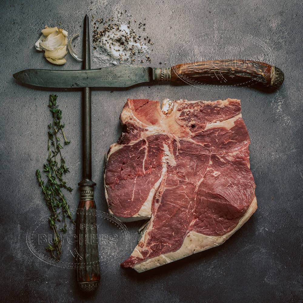 Dry-aged T-bone steak